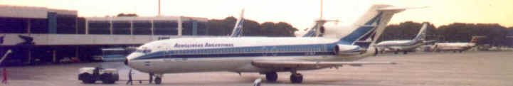 Viejo Boeing 727 - LV-OLP de Aerol�neas Argentinas