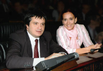 Diputados Martn Borrelli y Gabriela Michetti