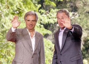 Tavar Vzquez y George Bush... Los unos.